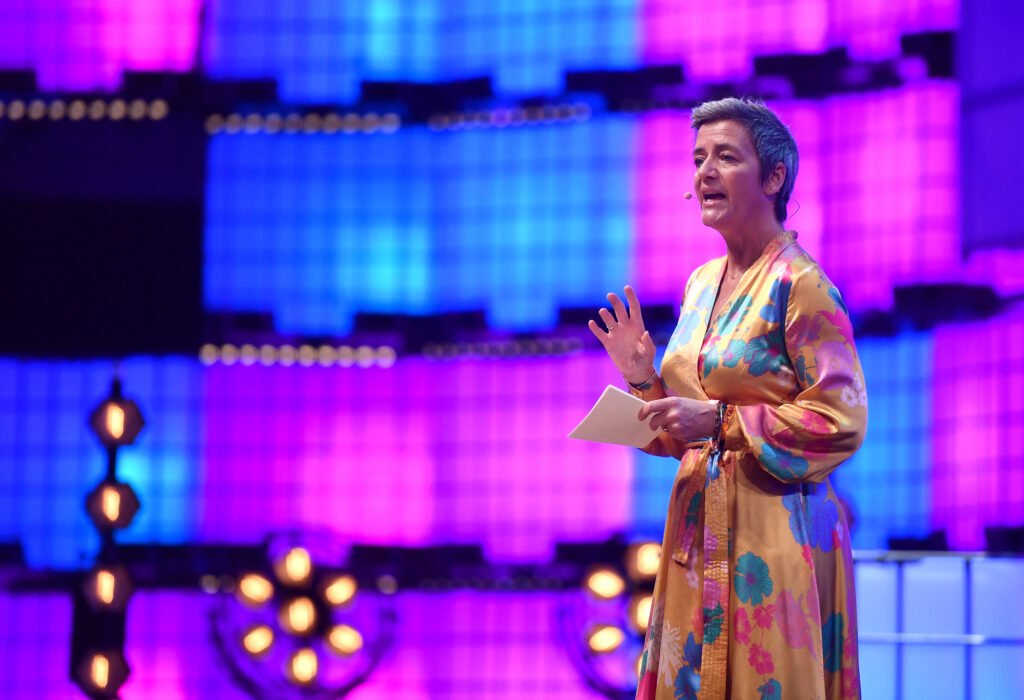EU Vice-President Margrethe Vestager has identified some of the new changes that ever-growing Big Tech companies present. (Picture: David Fitzgerald/Web Summit via Sportsfile, Flickr. CC BY 2.0 https://bit.ly/3ln7AVn) : David Fitzgerald/Web Summit via Sportsfile, Flickr.