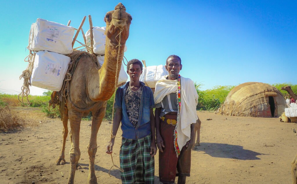 The Afar community in Ethiopia have had their livelihoods greatly disrupted by dry climate conditions. : Troy Beckman/USAID, Flickr CC BY 4.0