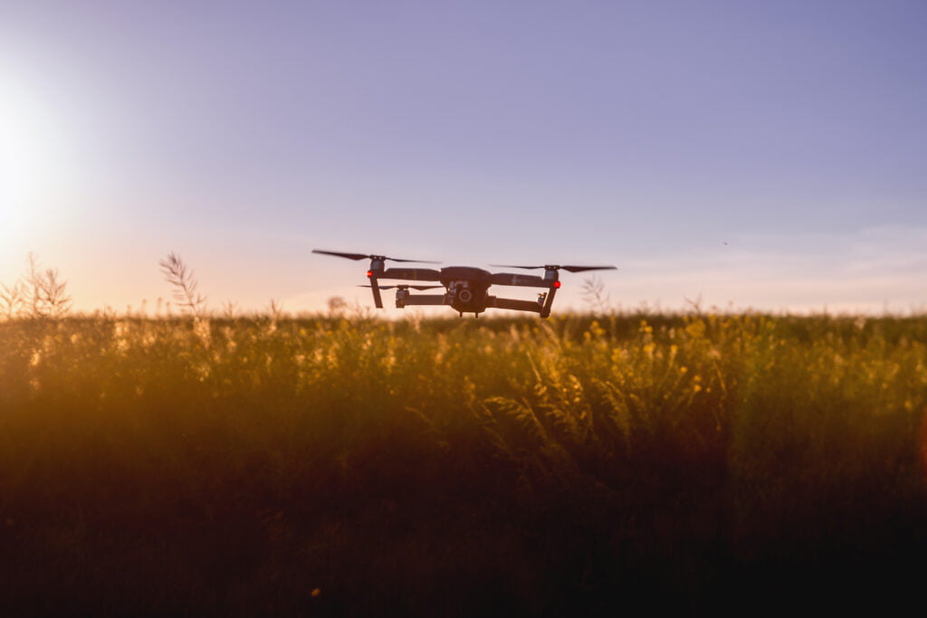 The emergence of cheap multispectral cameras has helped reduce costs, making drones an attractive investment for many farmers : Photograph by JESHOOTS, available at https://bit.ly/3tSLnU0 CC-BY 4.0