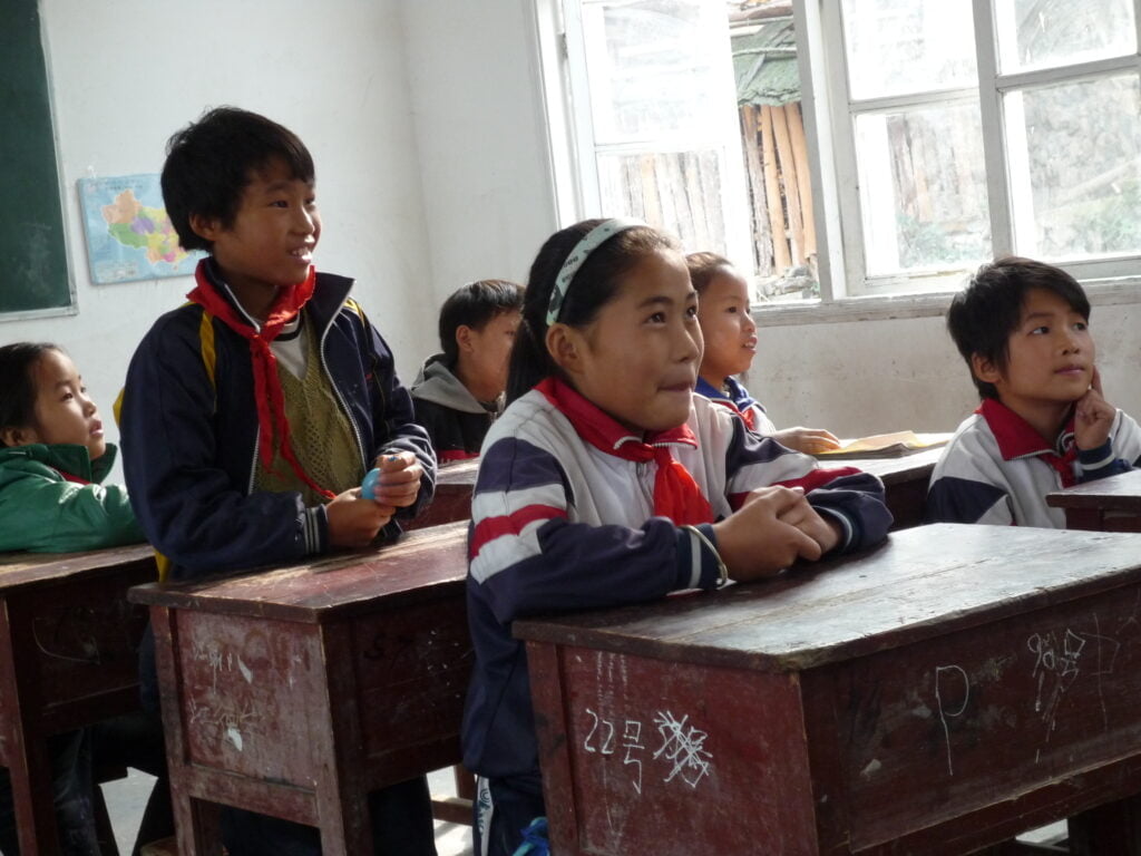 Students at a school in China were reportedly asked to wear American devices that monitored their concentration levels (file image). : Thomas Galvez CC 2.0