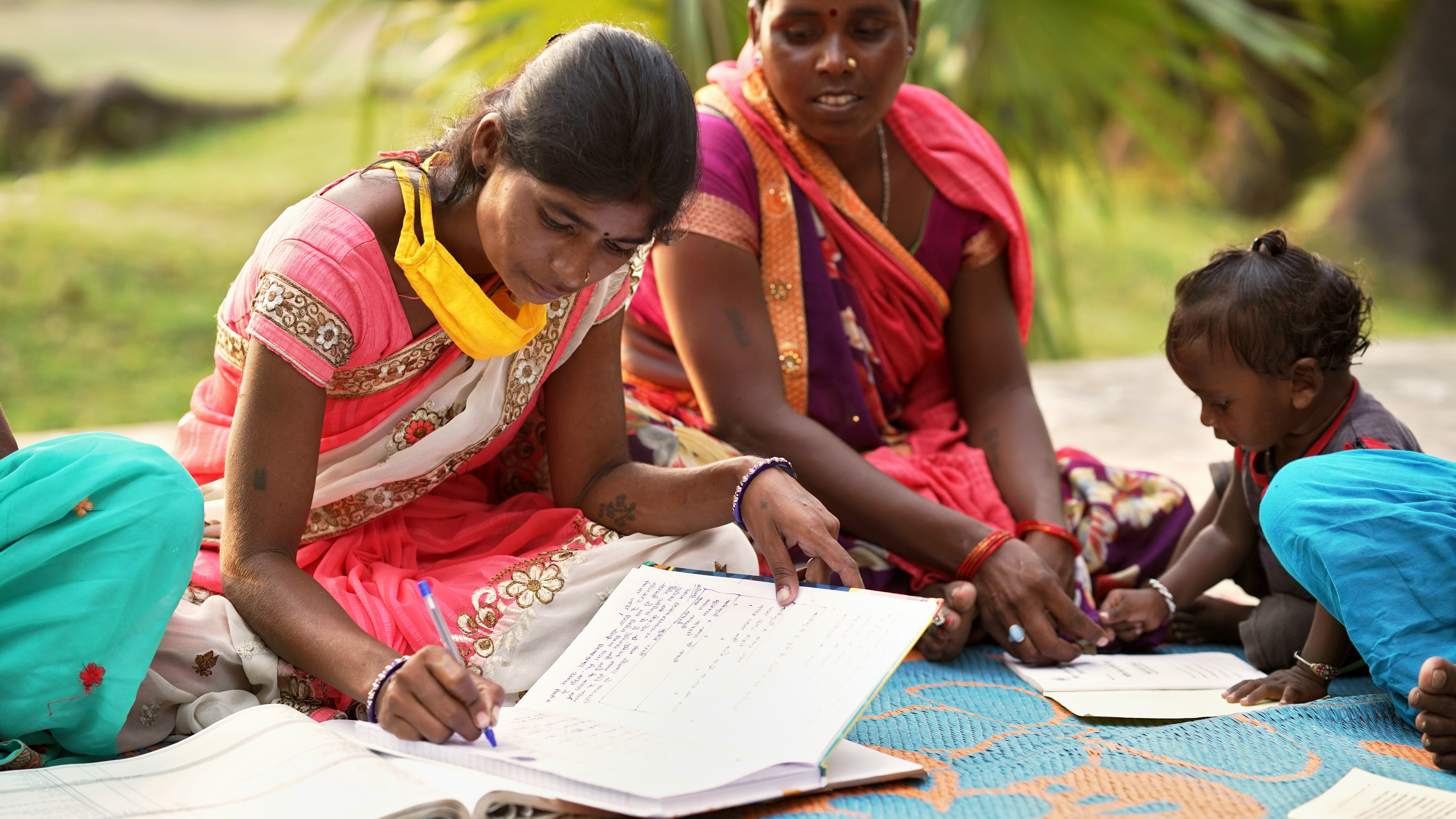 Adult literacy programs in India have not reached all adults in need. : UN Women CC 2.0
