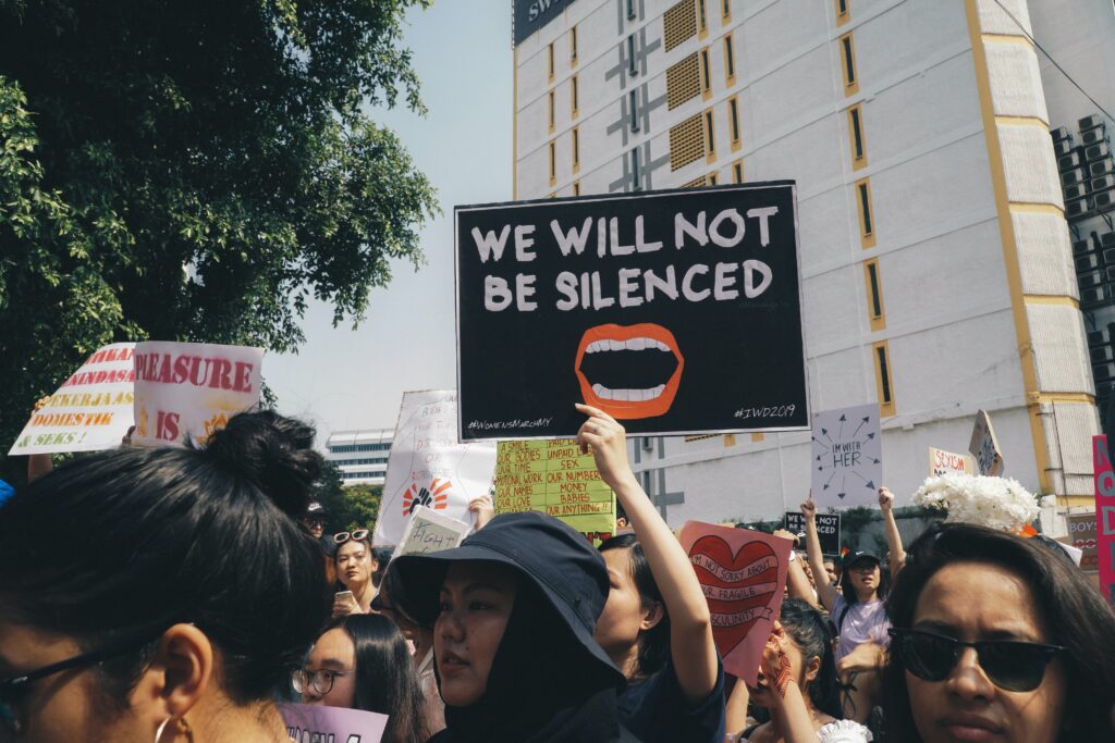 Many advocates and activists have faced harassment and menace from netizens who are threatened by their call for better policies in addressing sexual harassment cases. : Michelle Ding (Unsplash) Unsplash License