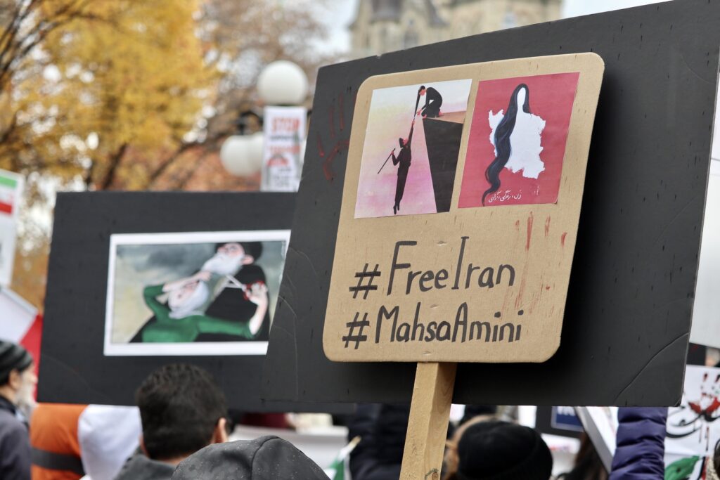 Zhina Amini’s death sparked one of the largest protests seen in Iran. : Taymaz Valley/Flickr CC BY 2.0 https://creativecommons.org/licenses/by/2.0/