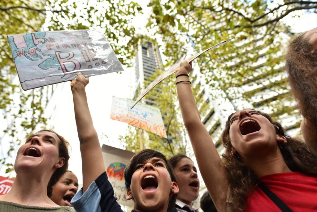 The new government in Australia was swept to power on a wave of public concern on climate change : School Strike 4 Climate (Flickr) CC 2.0