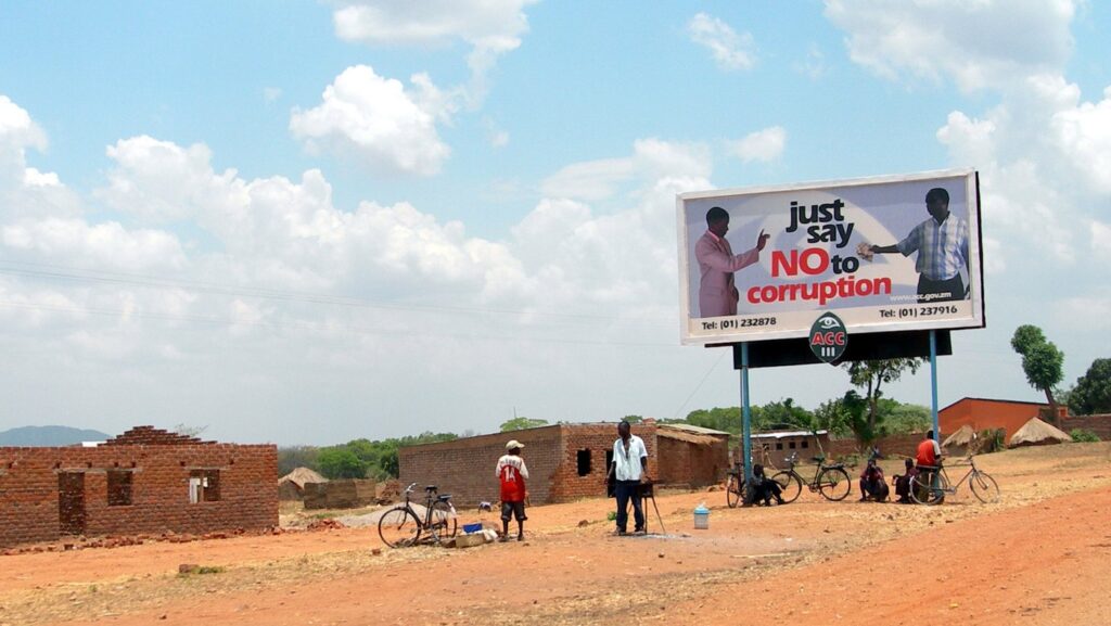 Anti-corruption billboard