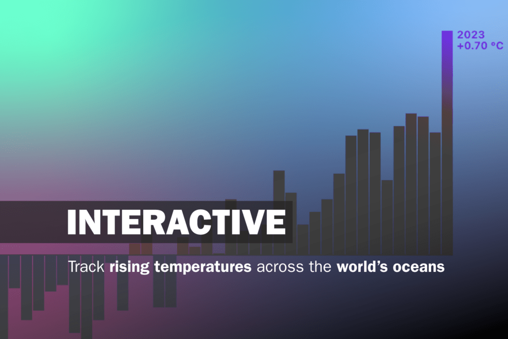 Track rising temperatures across the world’s oceans : James Goldie, 360info CC BY 4.0
