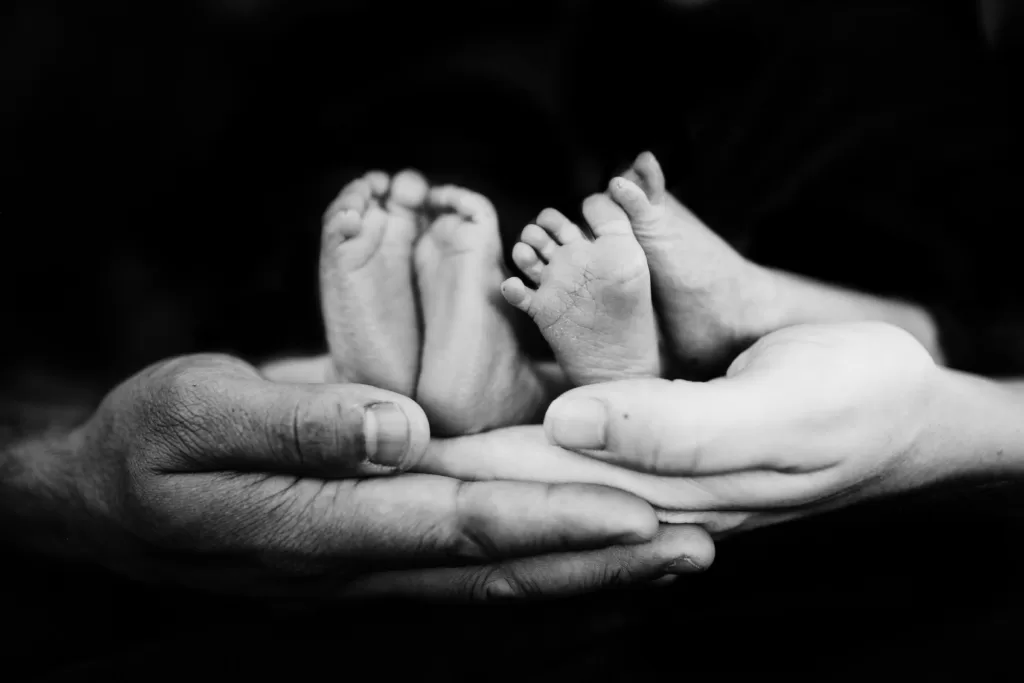 The fertility industry is booming and is expected to grow at over 15 percent each year, to reach USD$84 billion by 2028. : Michael Fallon via Unsplash (https://unsplash.com/photos/grayscale-photo-of-person-holding-baby-2Lg36hSFaWw) Unsplash Licence
