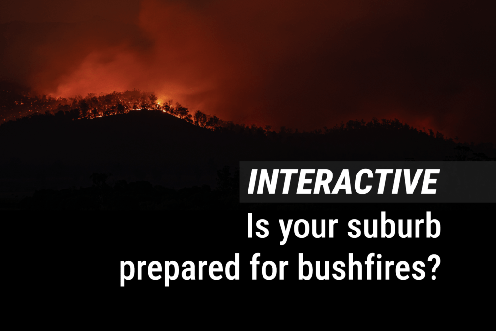 Is your suburb prepared for bushfires? : James Gioldie, 360info CC BY 4.0