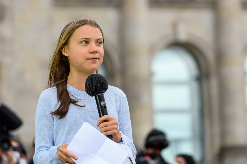 Swedish activist Greta Thunberg is among the most visible young people fighting for action on climate. : Stefan Müller/Fridays for Future, Flickr CC BY 2.0 (https://creativecommons.org/licenses/by/2.0/)