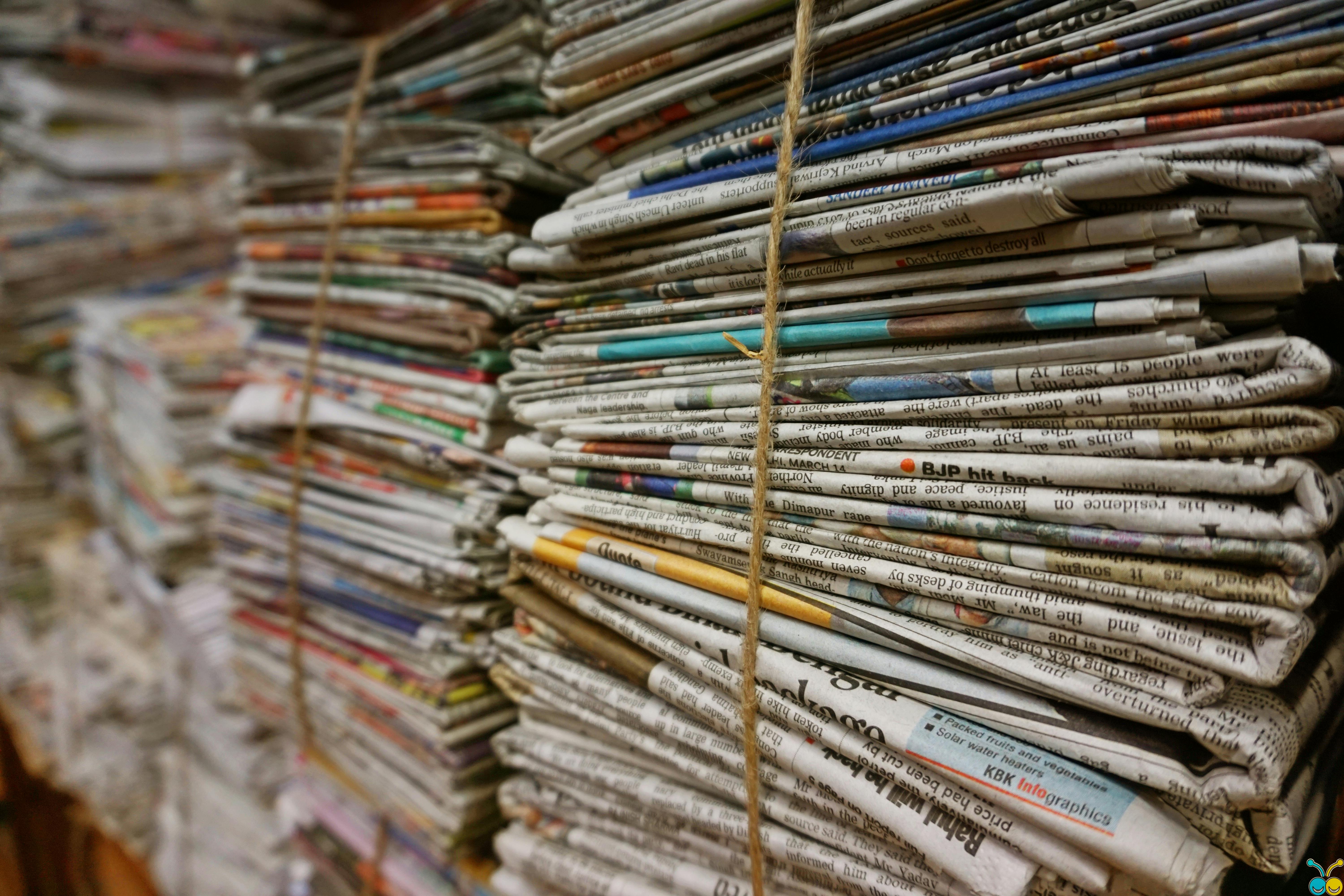 The capabilities of internet distribution broke the business model of the “bundled newspaper”. : pexels.com https://www.pexels.com/terms-of-service/
