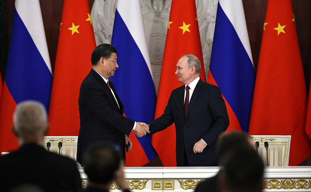 China’s Xi Jinping and Russia’s Vladimir Putin. As Russia and China get closer, India has to reconsider its relationship with the former. : Presidential Executive Office of Russia CC BY 4.0.