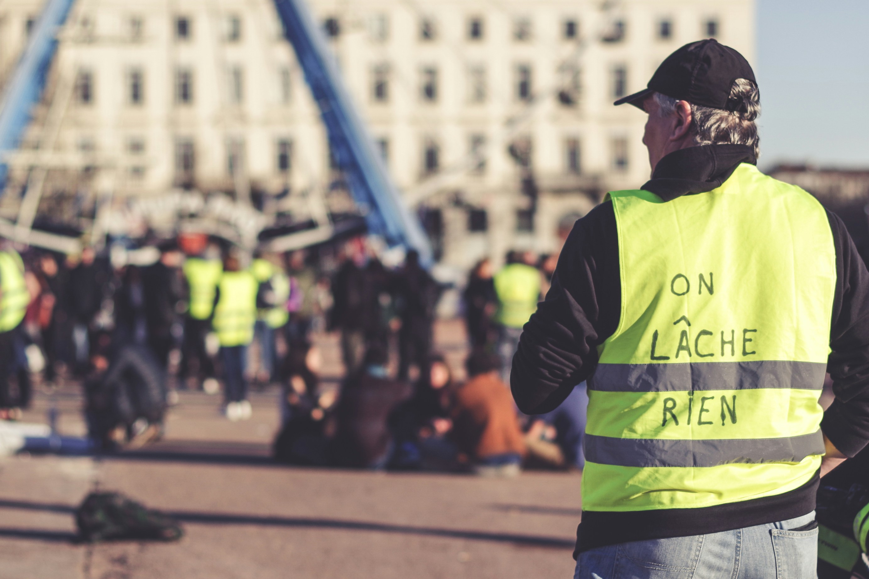 Fuel tax protests in 2018 were particularly visible thanks to the yellow vests that French motorists are required by law to carry. : ev/Unsplash Unsplash licence