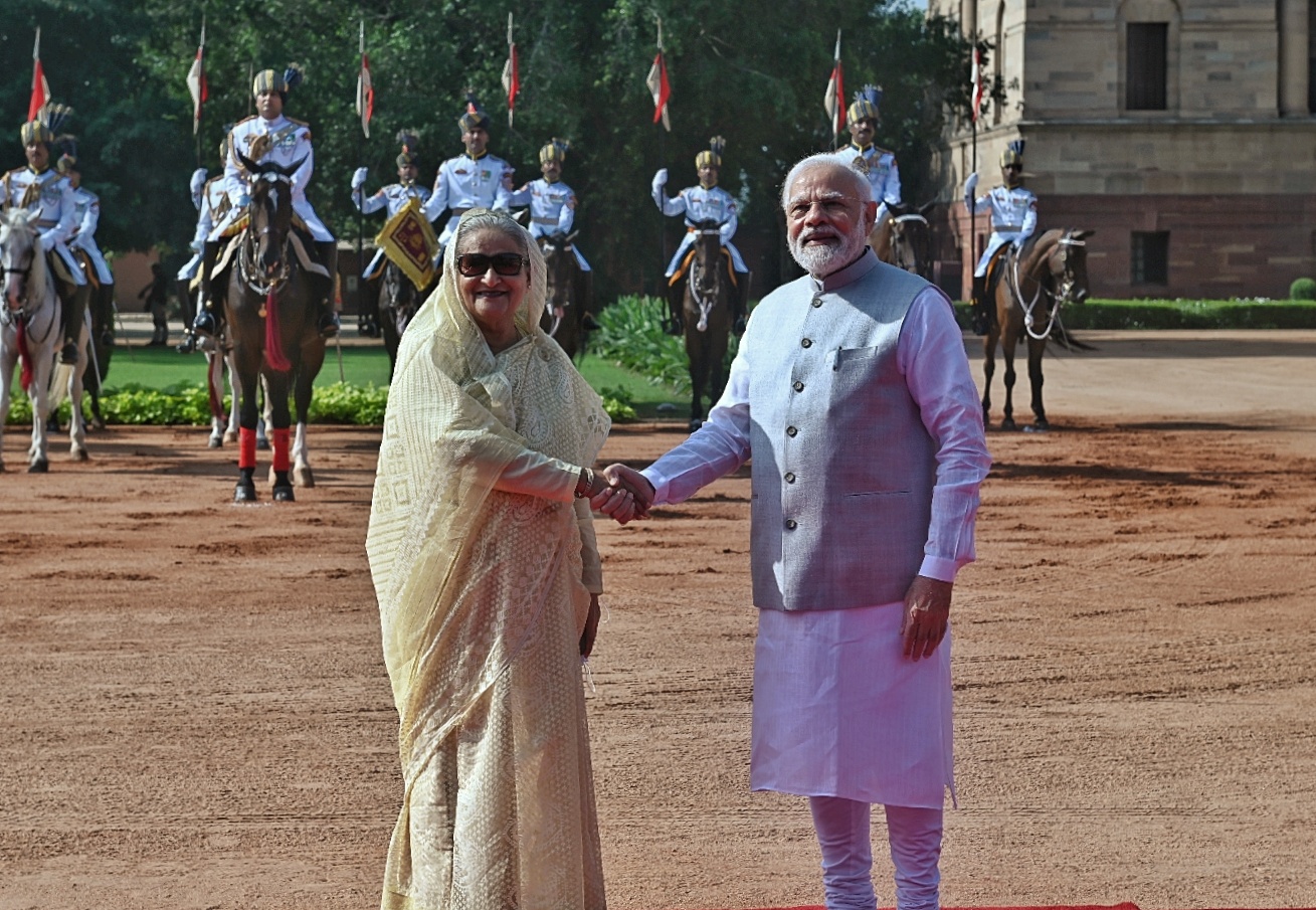 Sheikh Hasina’s continuation in office is attributed to strong Indian support. : MEAphotogallery Flickr