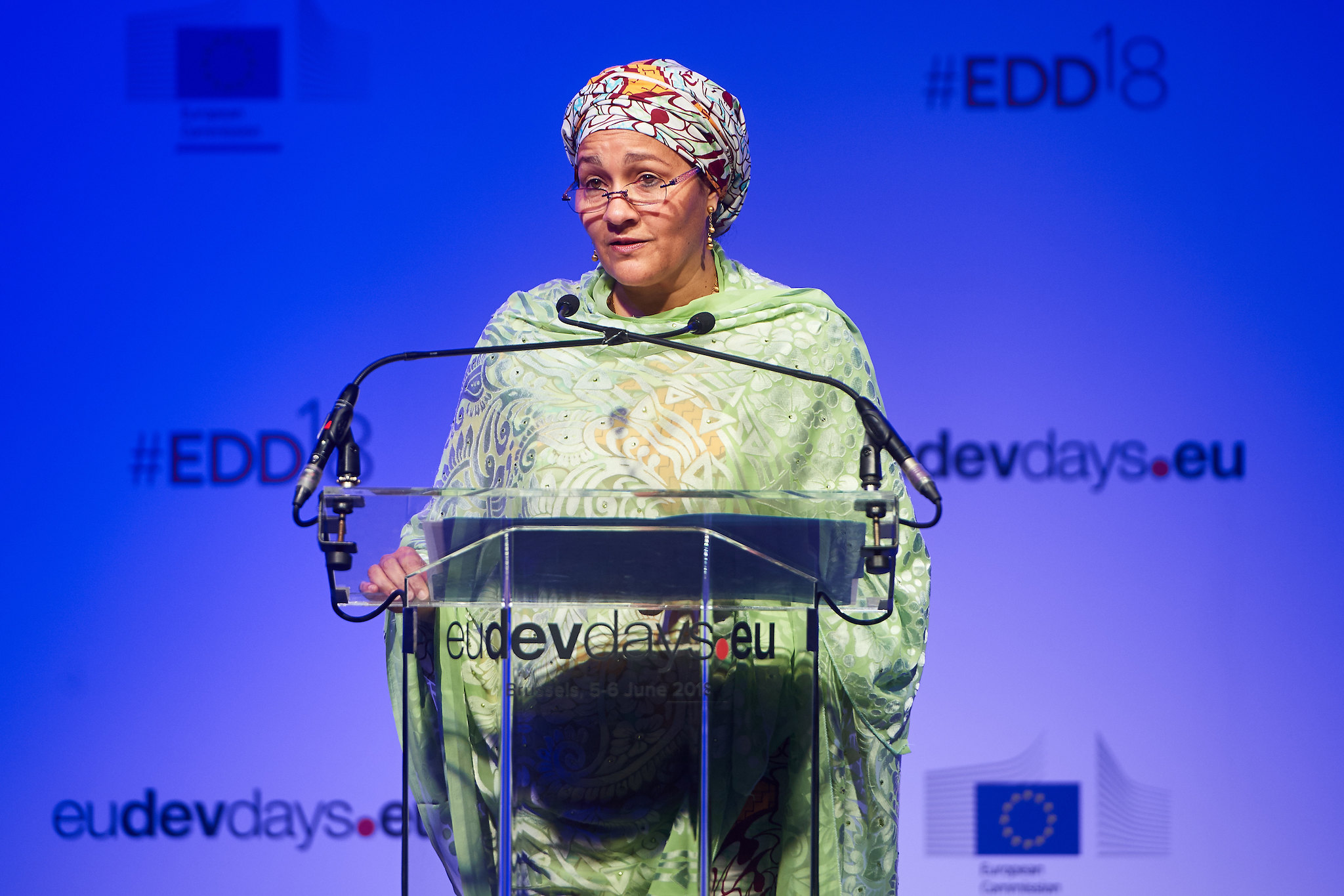 UN Deputy Secretary-General Amina Mohammed has warned the world is at a crossroads when it comes to meeting the 2030 targets. : European Commission/United Nations Regional Information Centre, Flickr CC BY 2.0 (https://creativecommons.org/licenses/by/2.0/)